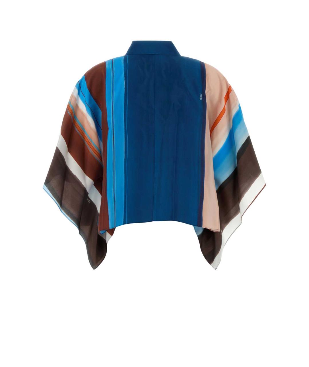 FENDI Мульти шелковая рубашка, фото 2