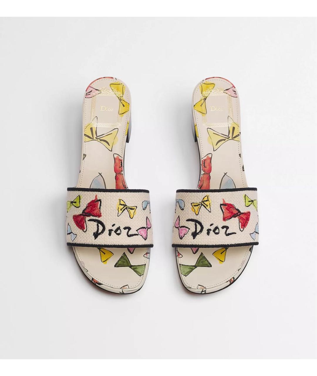 CHRISTIAN DIOR Мульти мюли, фото 3