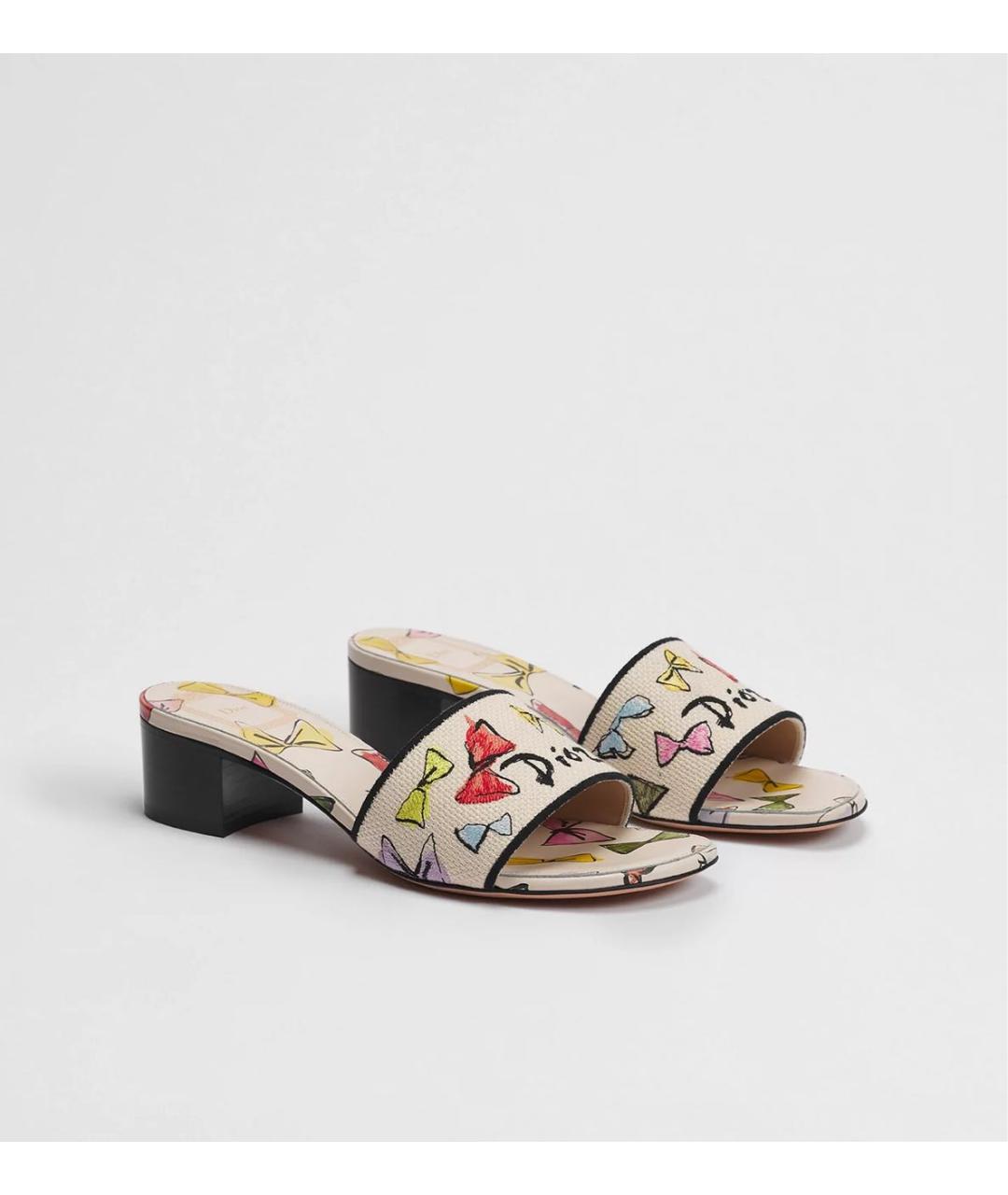 CHRISTIAN DIOR Мульти мюли, фото 2
