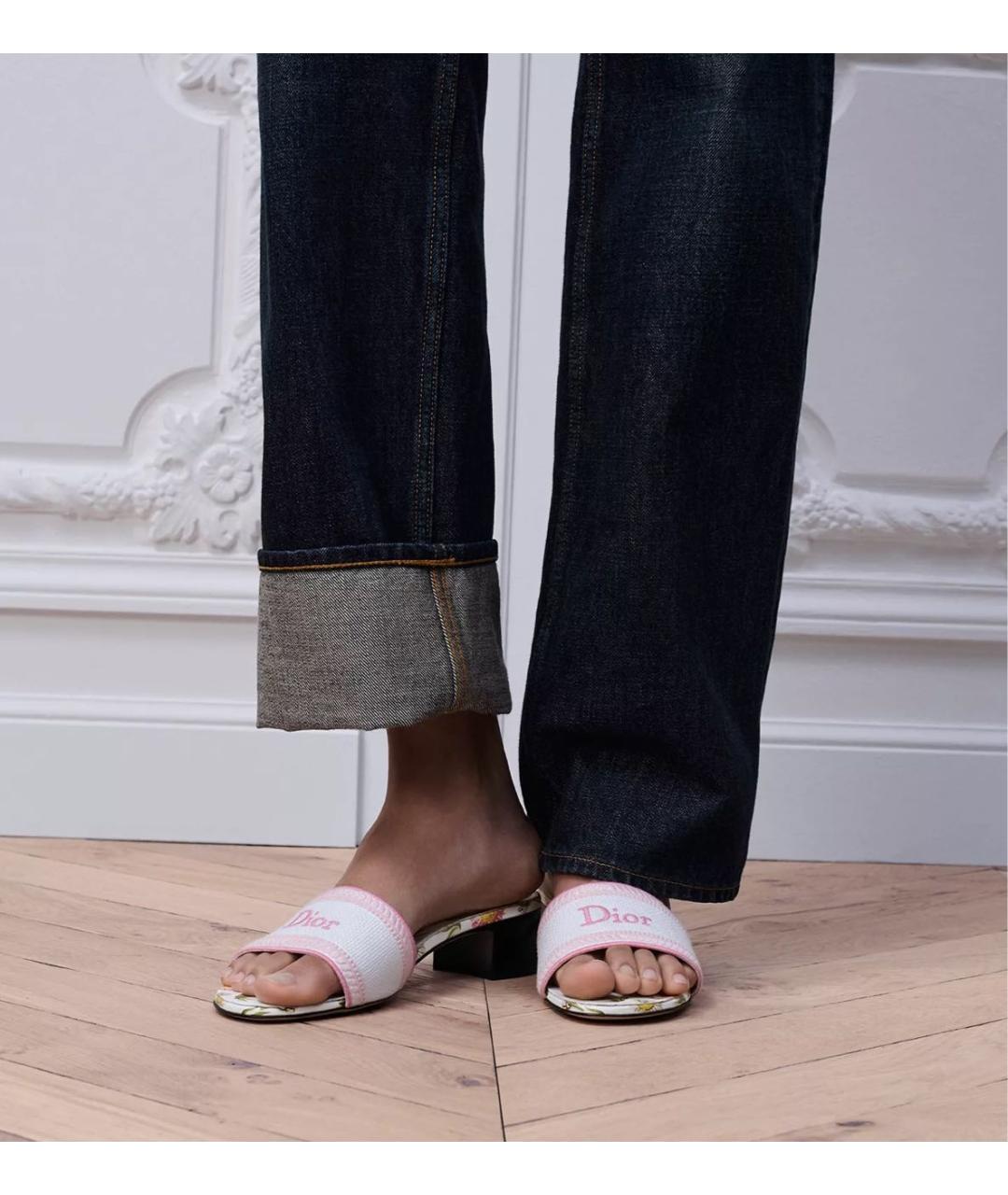 CHRISTIAN DIOR Розовые мюли, фото 5