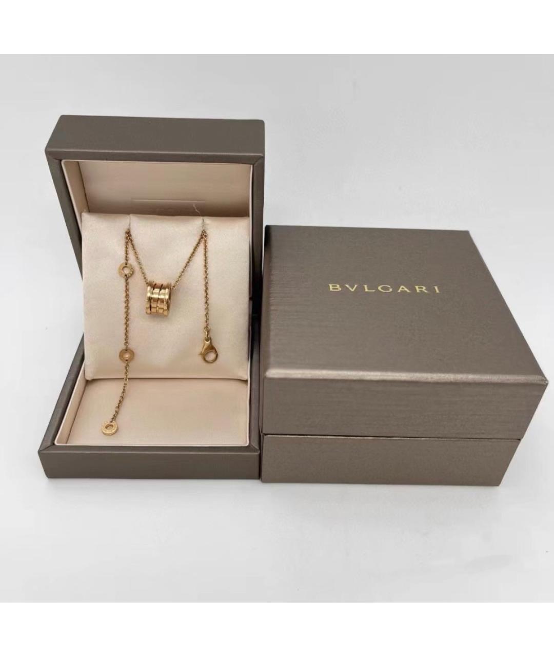 BVLGARI Золотая подвеска из розового золота, фото 2