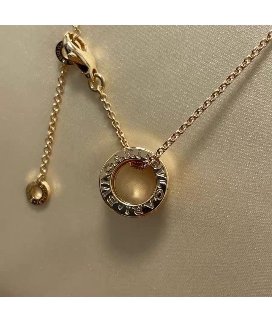 BVLGARI Золотая подвеска из розового золота, фото 3