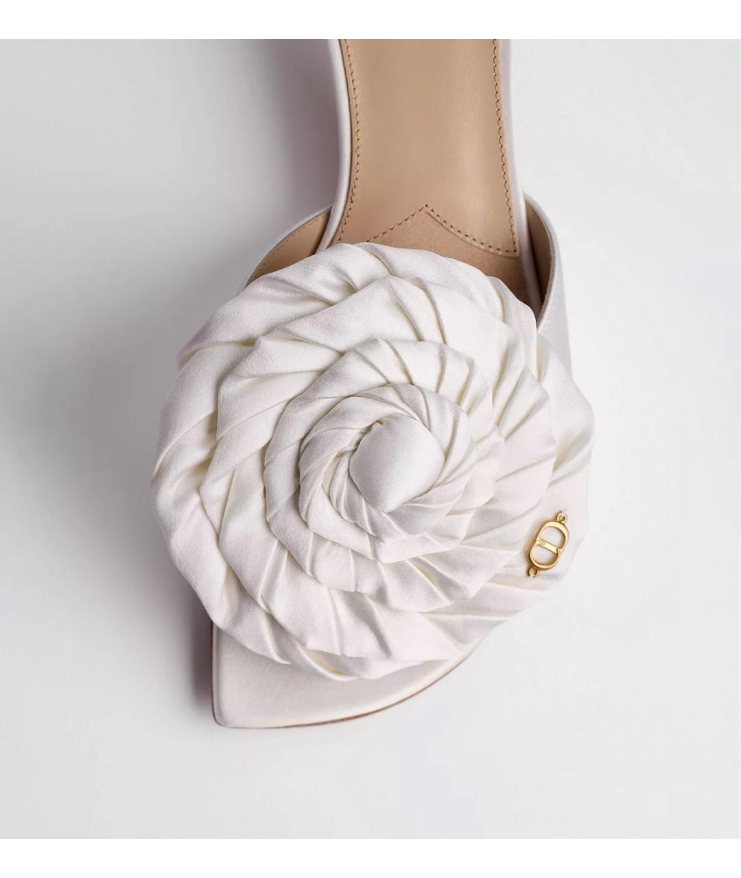 CHRISTIAN DIOR Белые мюли, фото 4