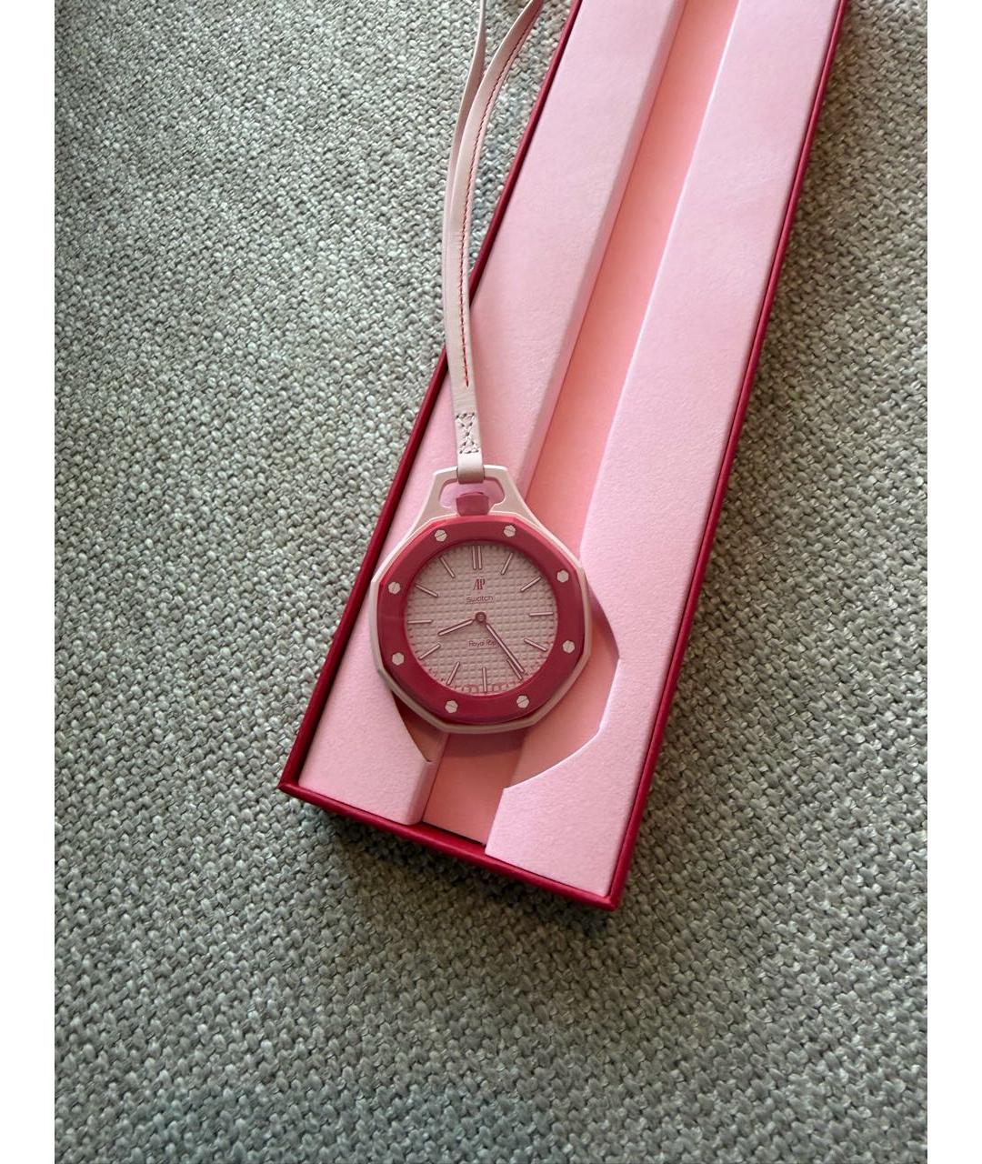 Swatch Розовые часы, фото 3