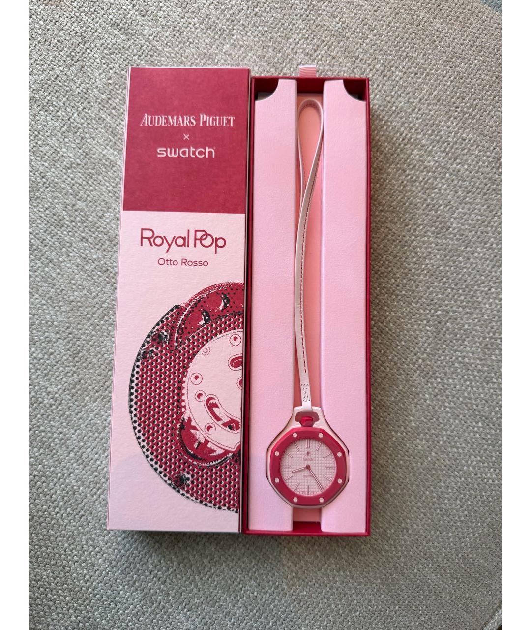 Swatch Розовые часы, фото 5