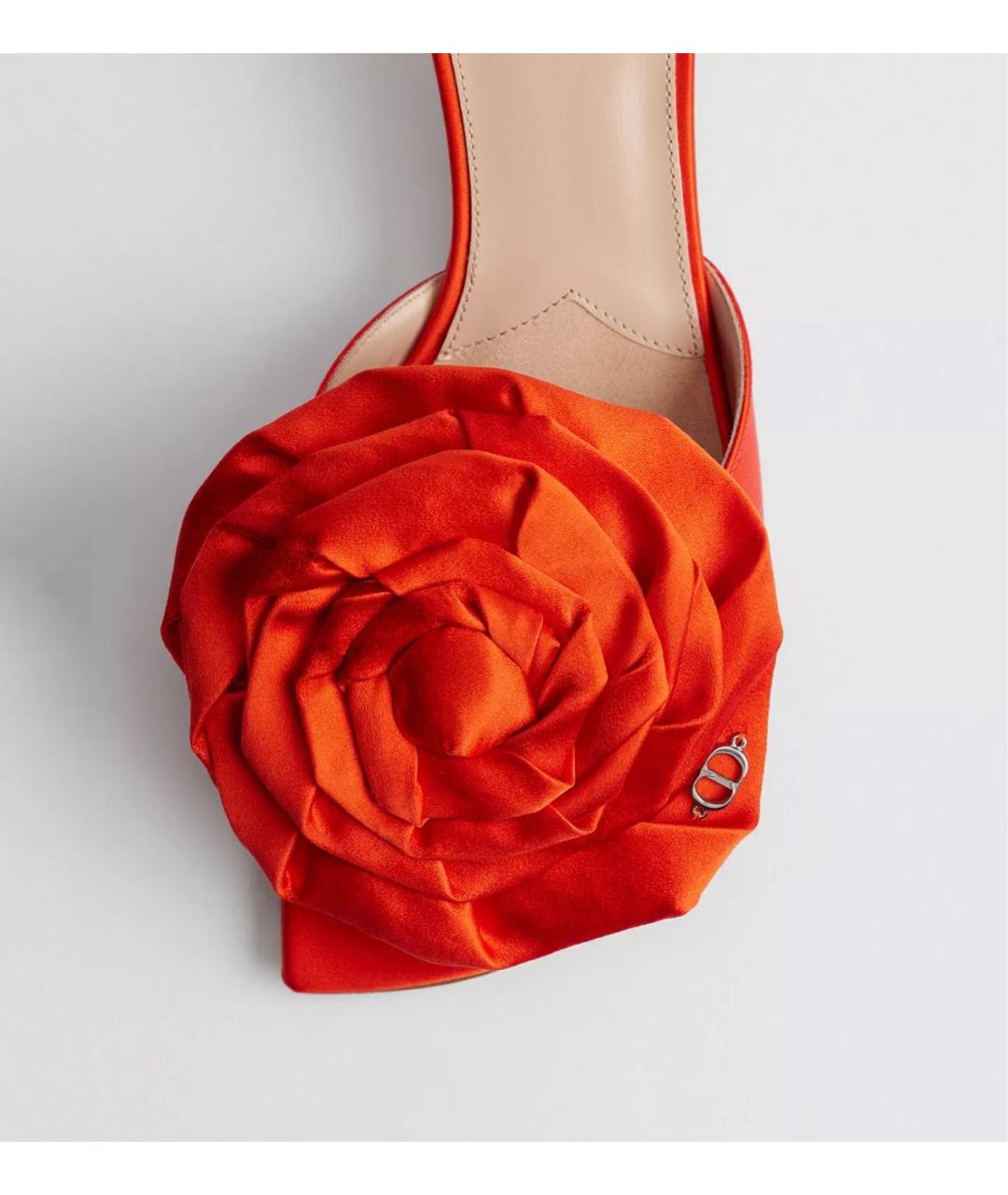 CHRISTIAN DIOR Красные мюли, фото 4