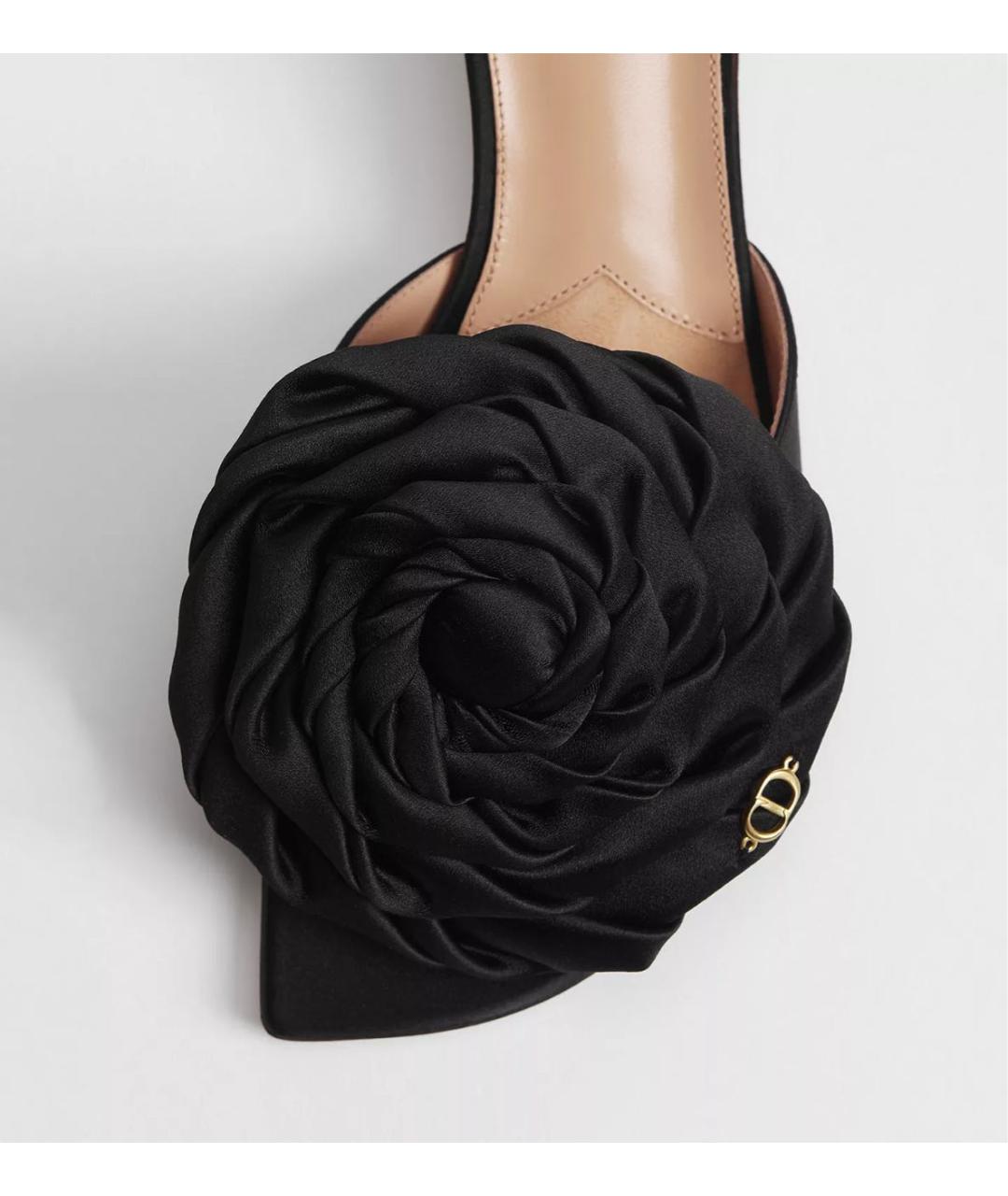 CHRISTIAN DIOR Черные мюли, фото 4