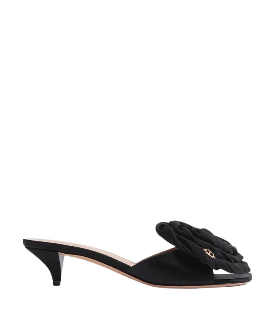 CHRISTIAN DIOR Черные мюли, фото 1