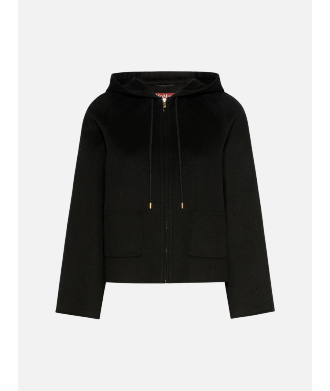 MAX MARA STUDIO Черная шерстяная куртка, фото 6