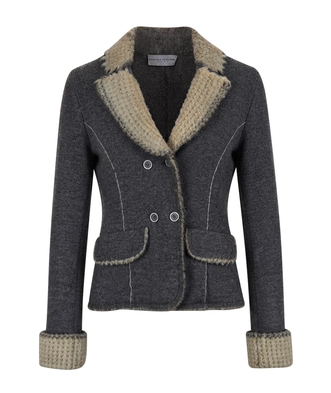 ERMANNO SCERVINO Серый кардиган, фото 1