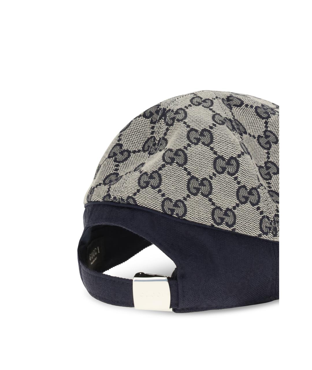 GUCCI Синяя синтетическая кепка/бейсболка, фото 3