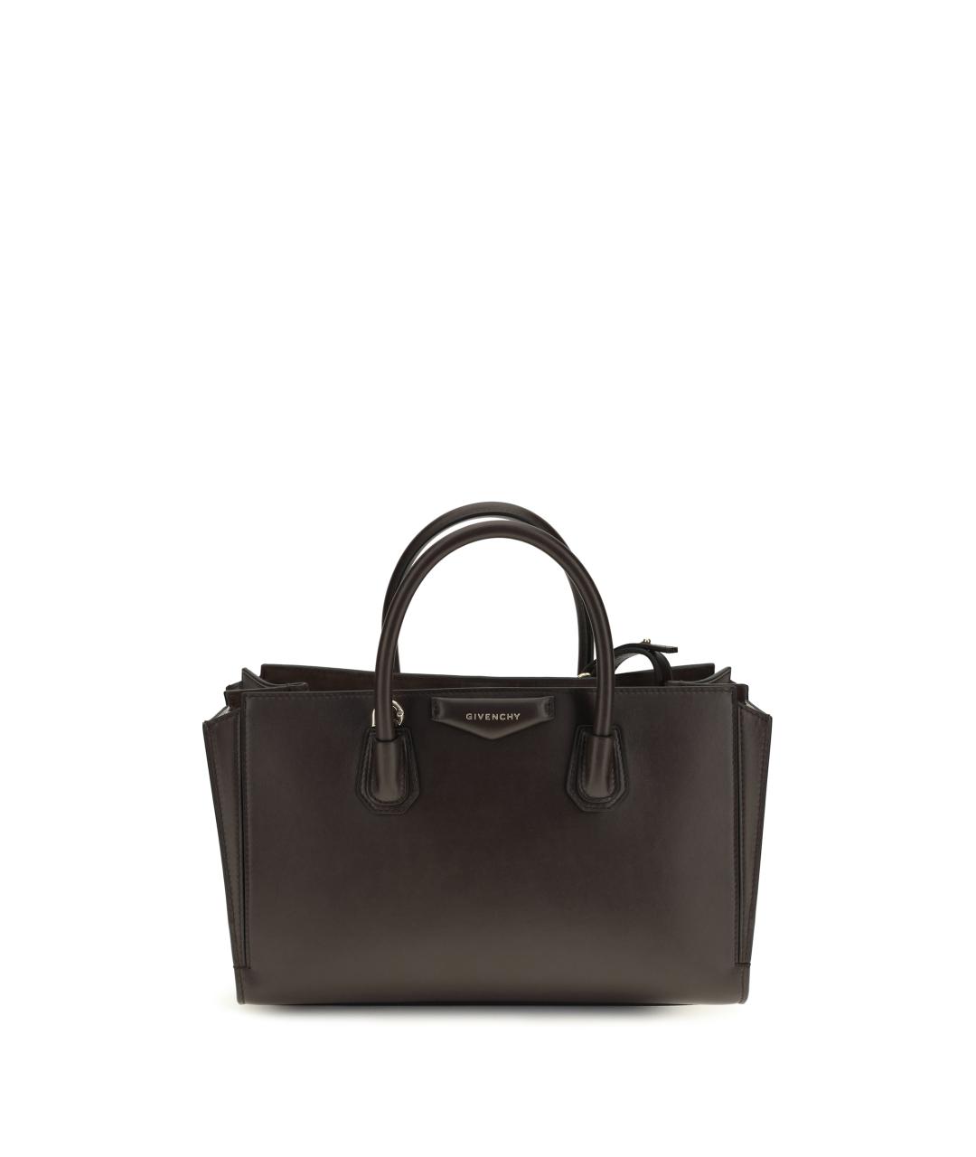GIVENCHY Коричневая кожаная сумка тоут, фото 1
