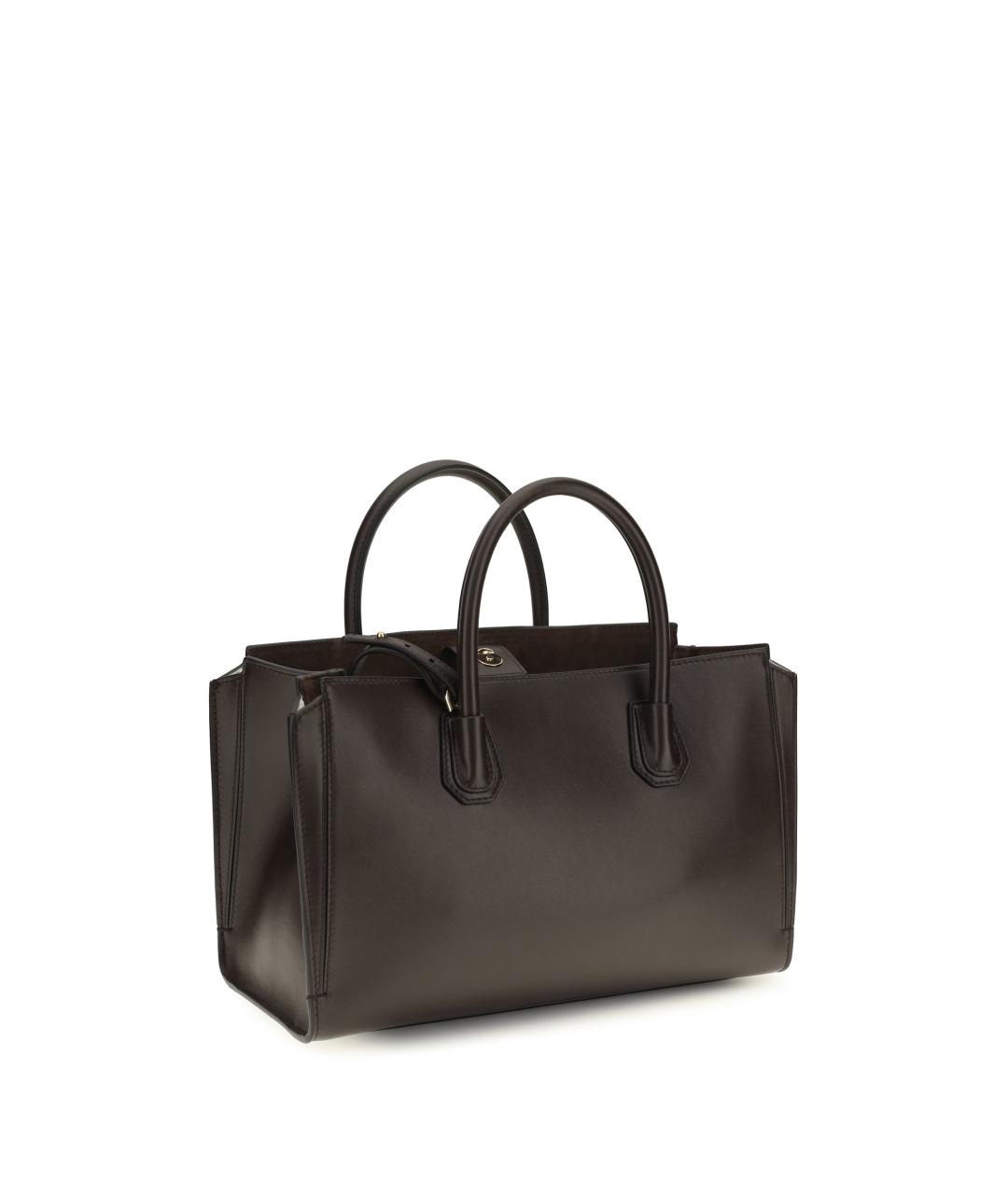 GIVENCHY Коричневая кожаная сумка тоут, фото 3