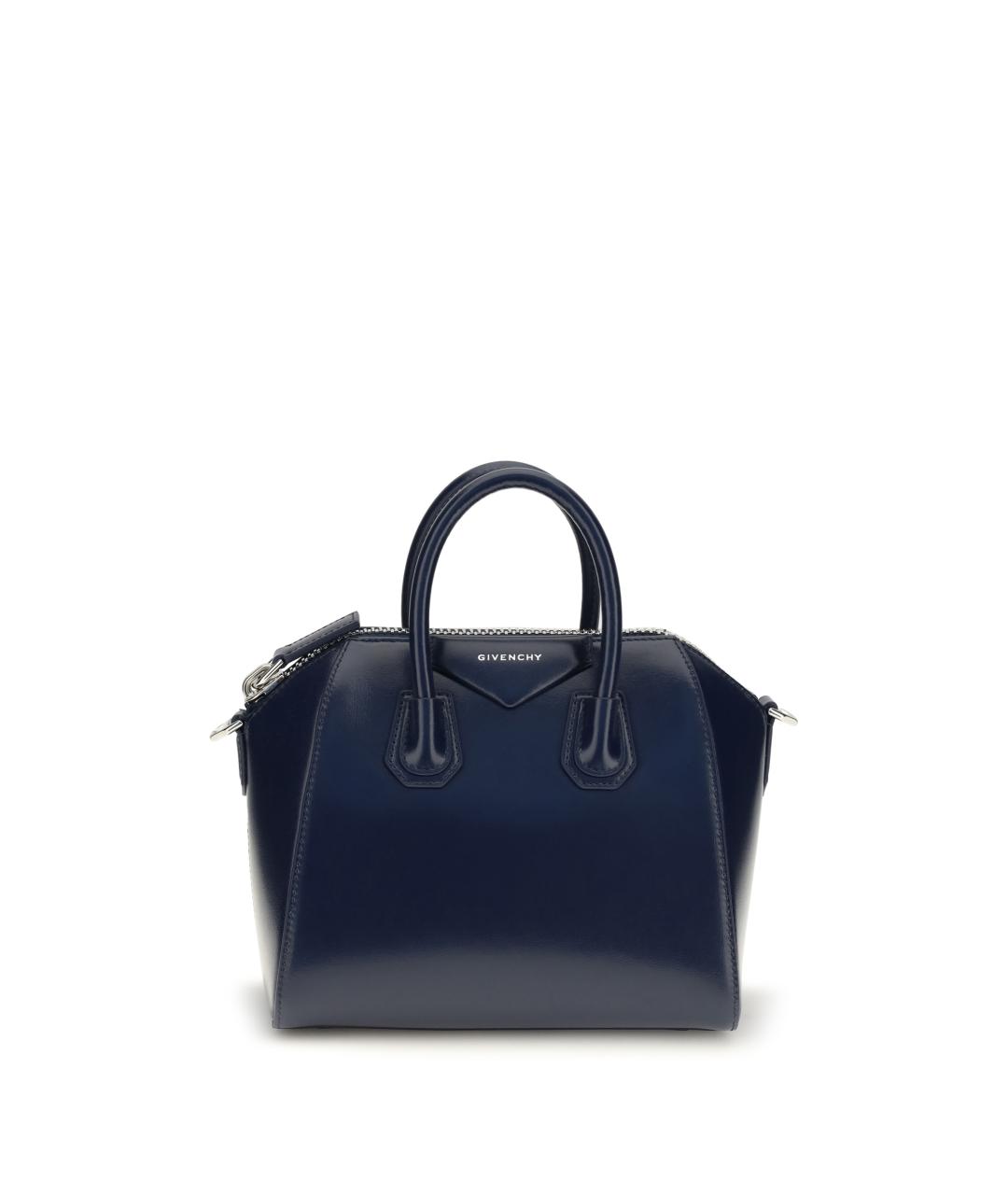 GIVENCHY Синяя кожаная сумка тоут, фото 1