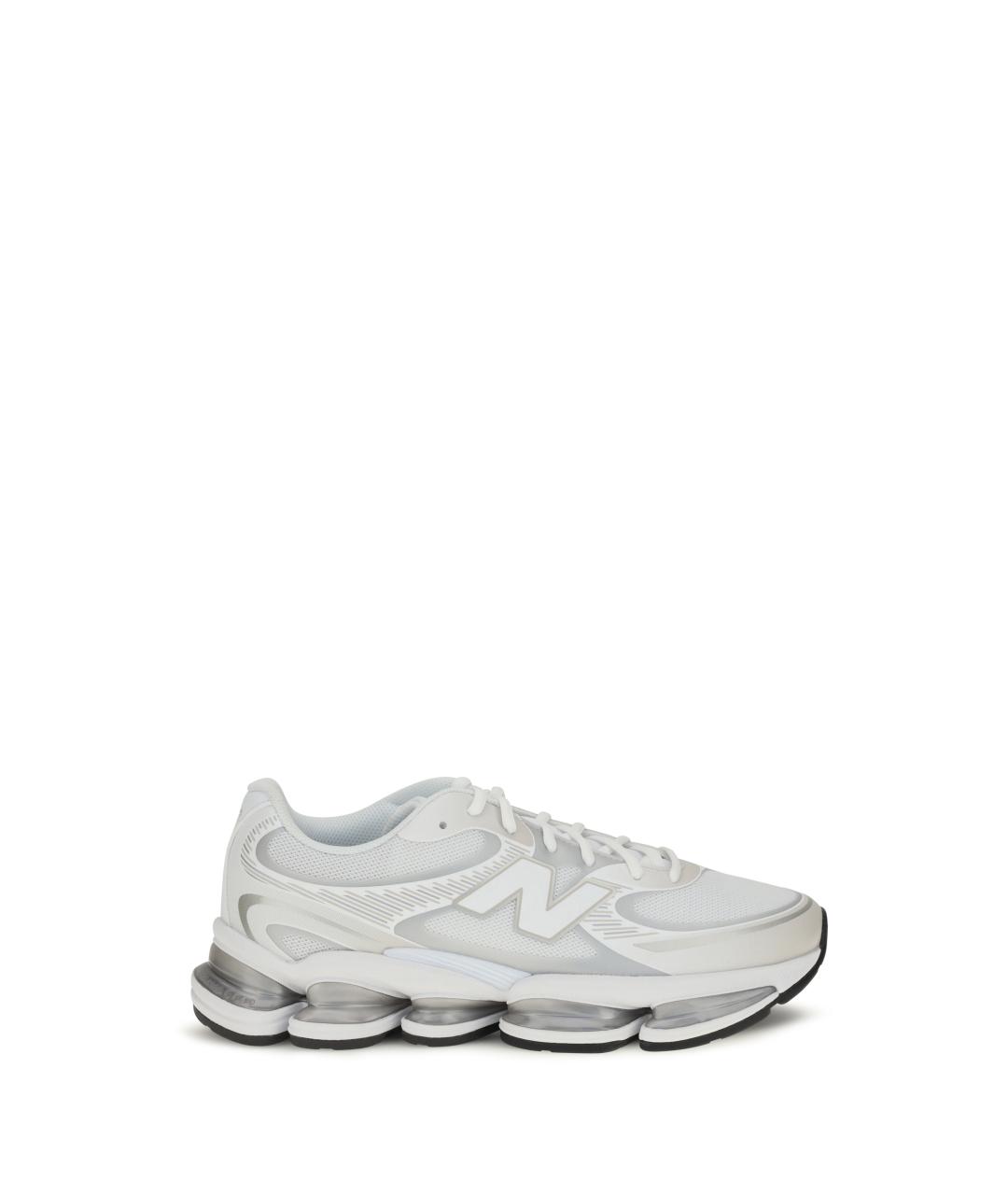 NEW BALANCE Белые синтетические низкие кроссовки / кеды, фото 1