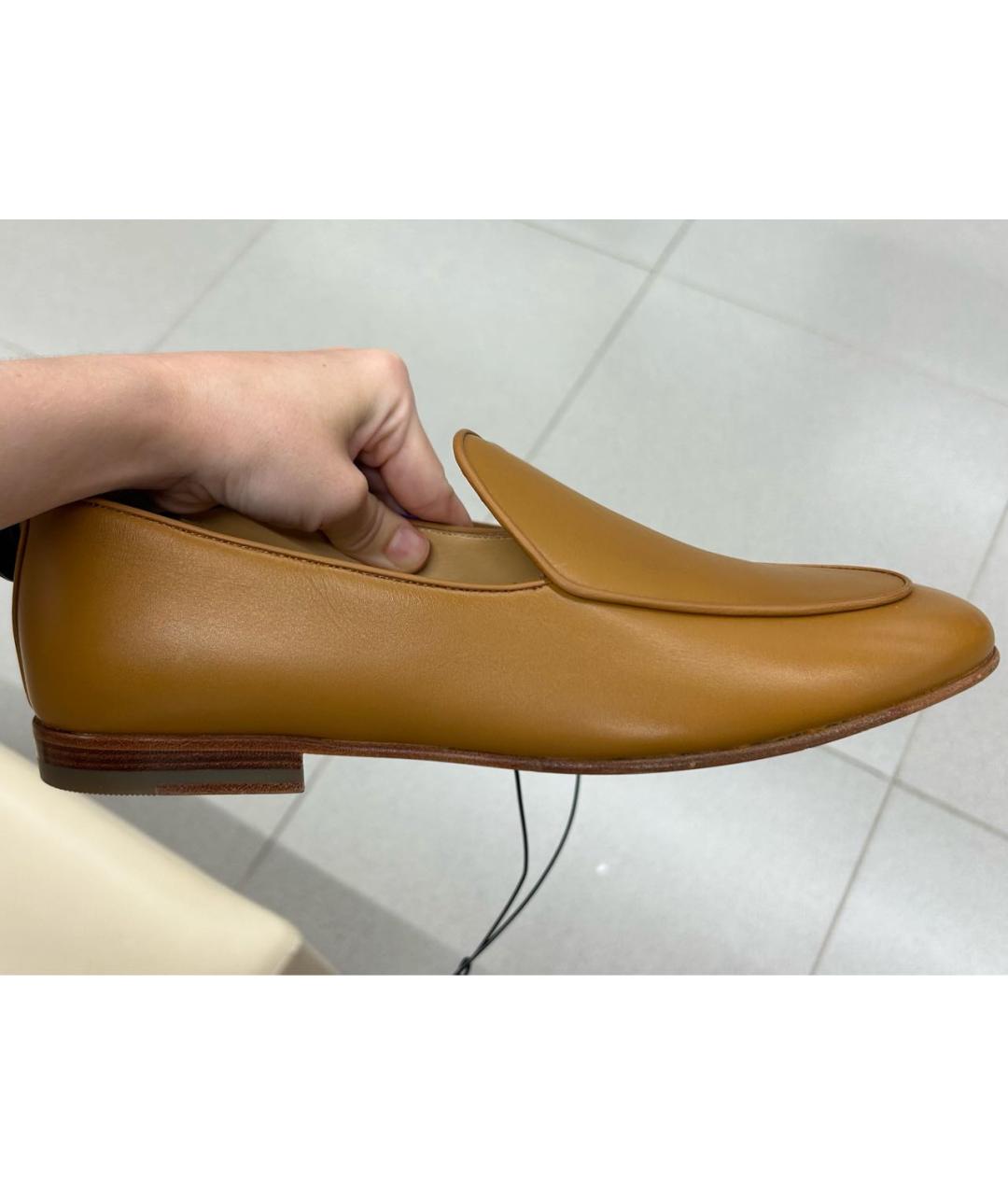 BALLY Коричневые кожаные лоферы, фото 5