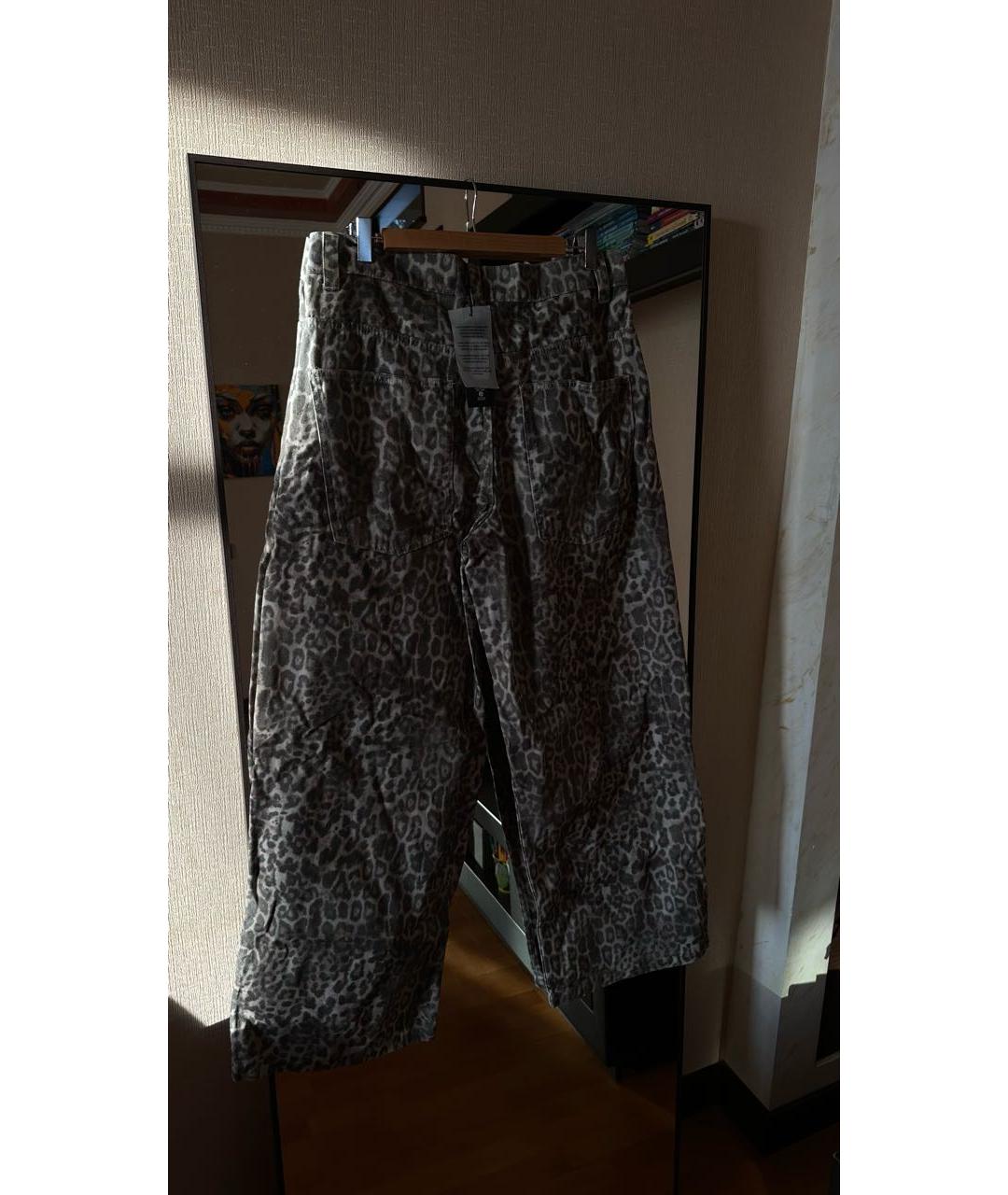 JADED LONDON Коричневые хлопковые прямые джинсы, фото 5