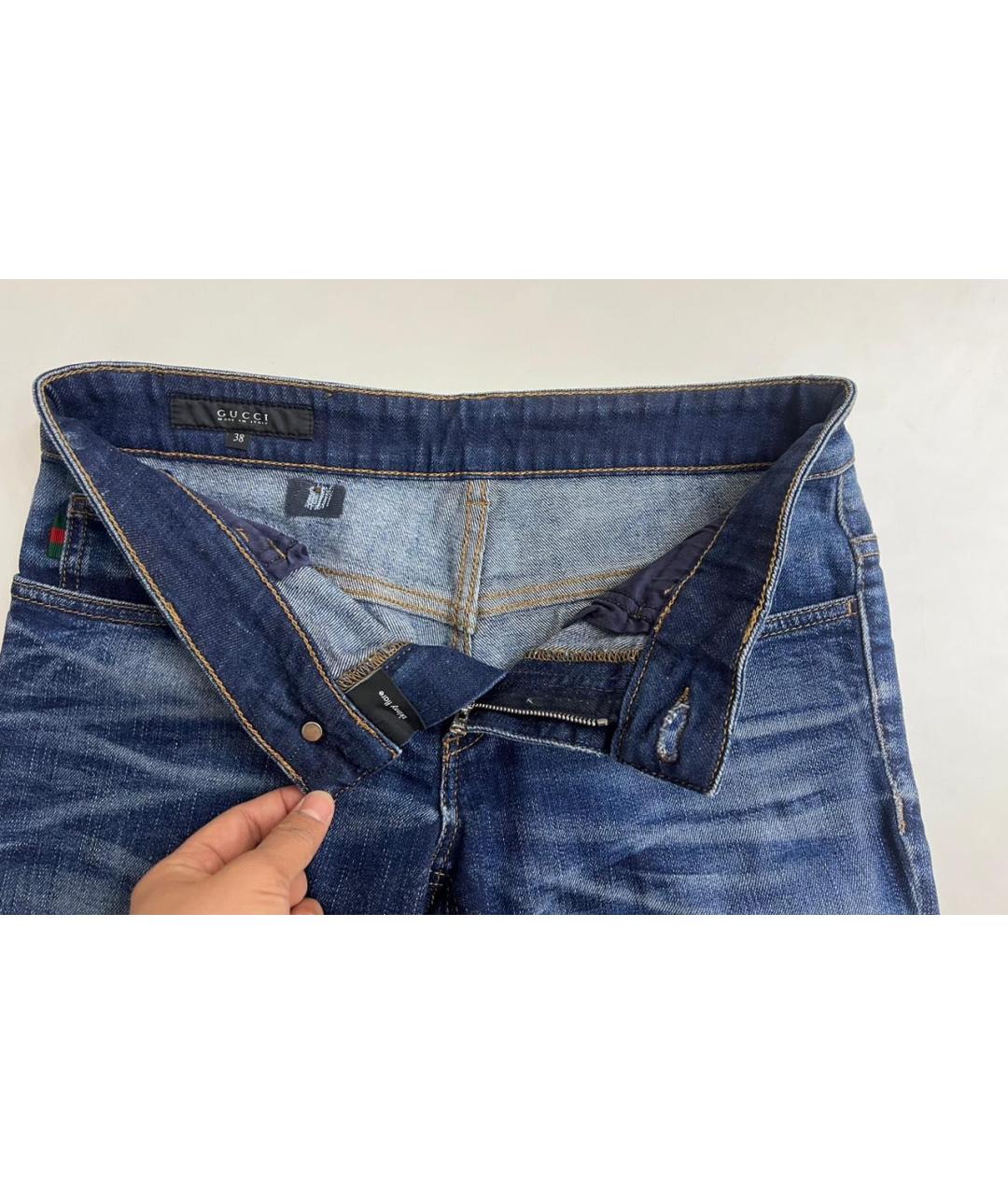 GUCCI Прямые джинсы, фото 8