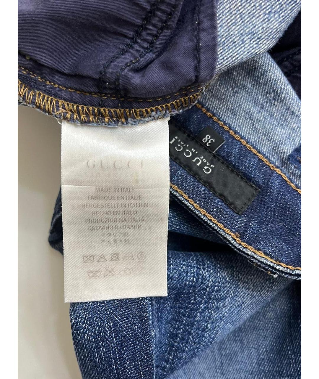 GUCCI Прямые джинсы, фото 6