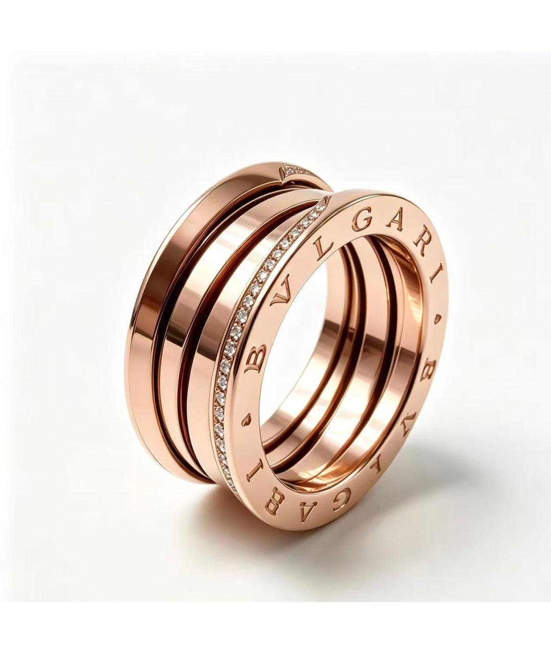 BVLGARI Золотое кольцо из розового золота, фото 2