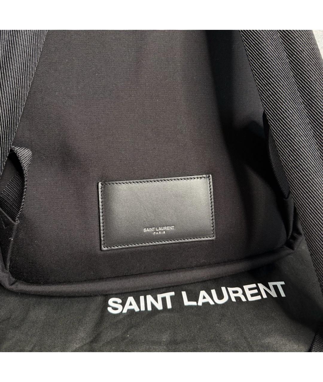 SAINT LAURENT Черный рюкзак, фото 6