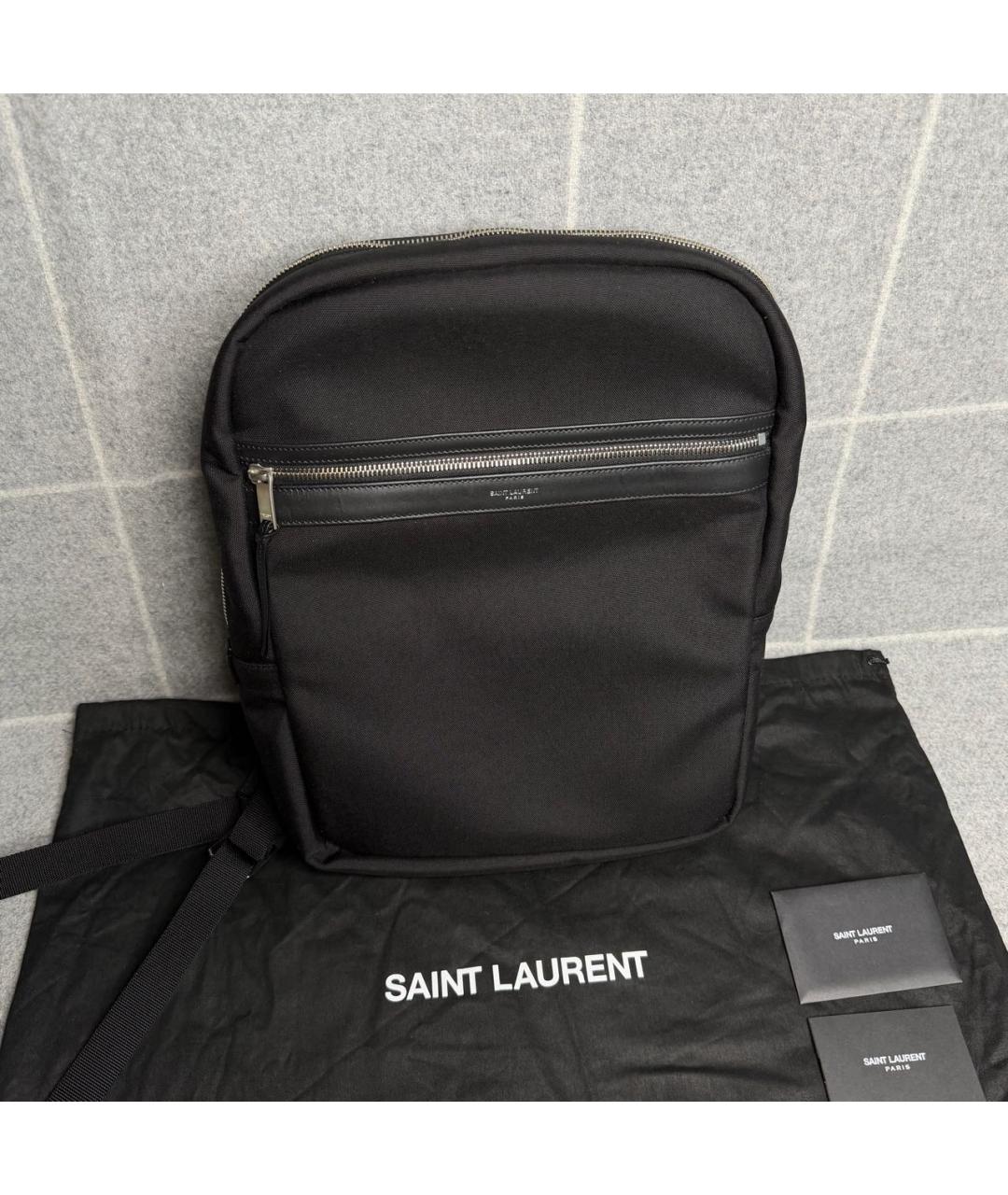 SAINT LAURENT Черный рюкзак, фото 3