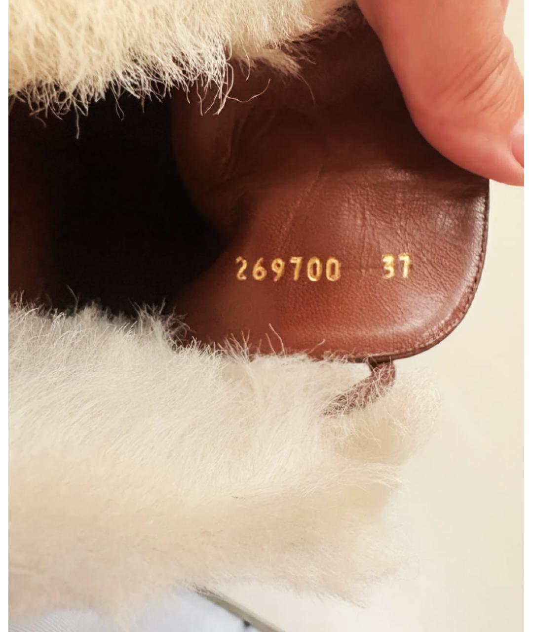 GUCCI Коричневые кожаные ботильоны, фото 8