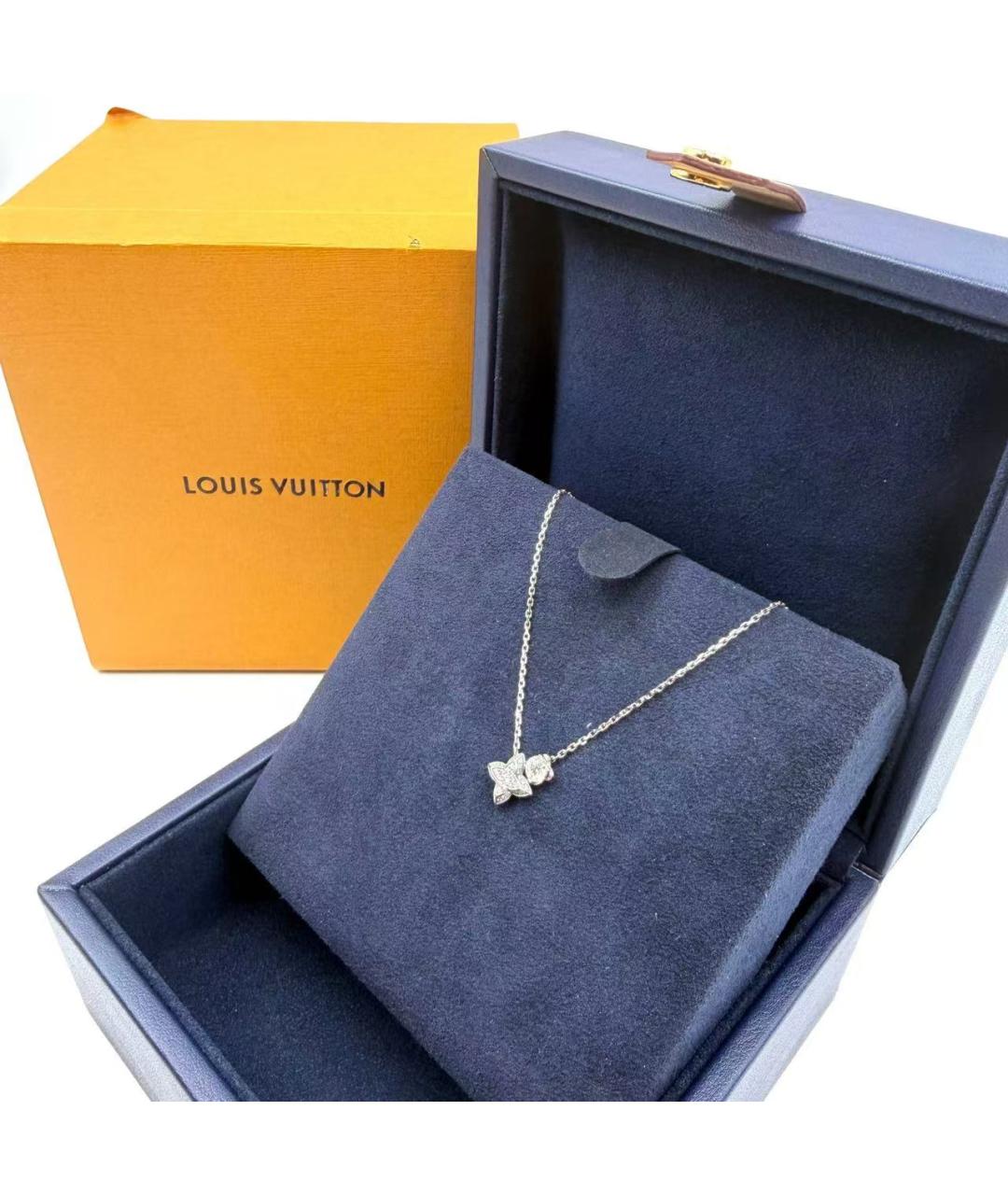 LOUIS VUITTON Серебряная подвеска из белого золота, фото 2