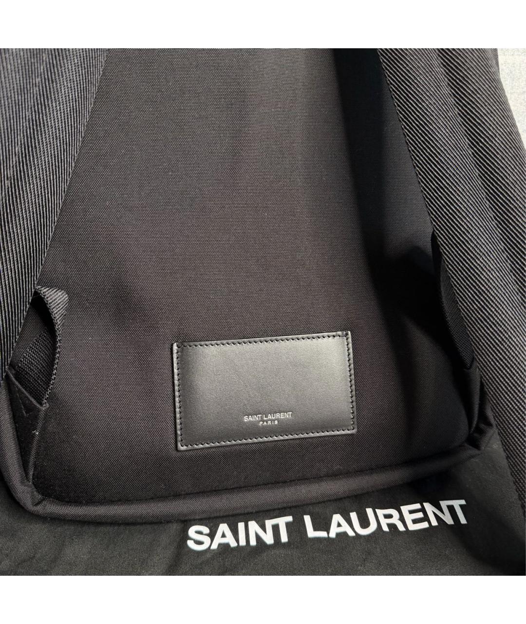 SAINT LAURENT Черный рюкзак, фото 5