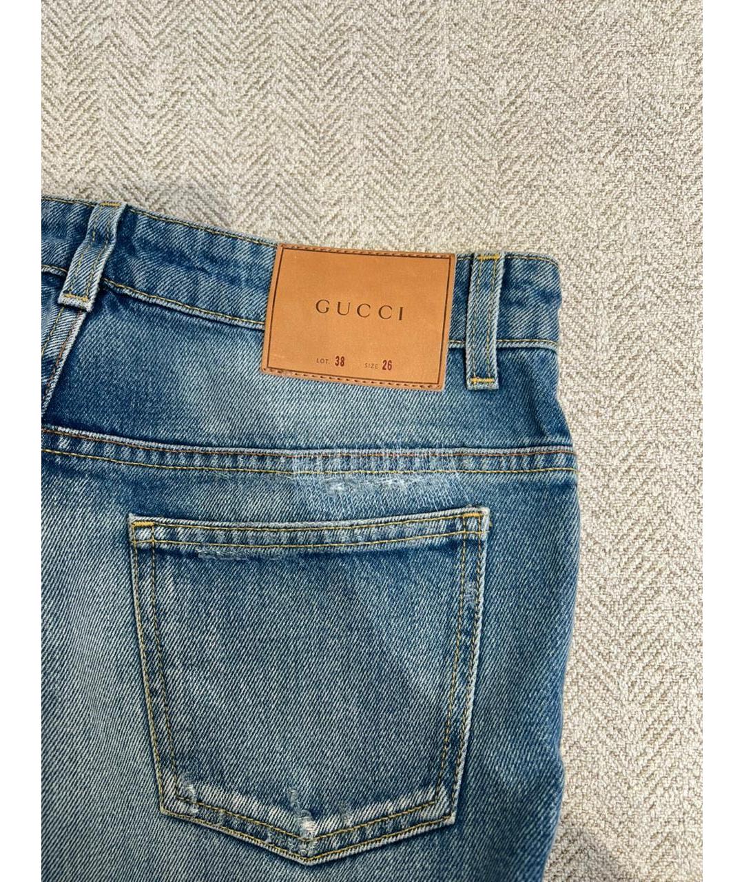 GUCCI Прямые джинсы, фото 8
