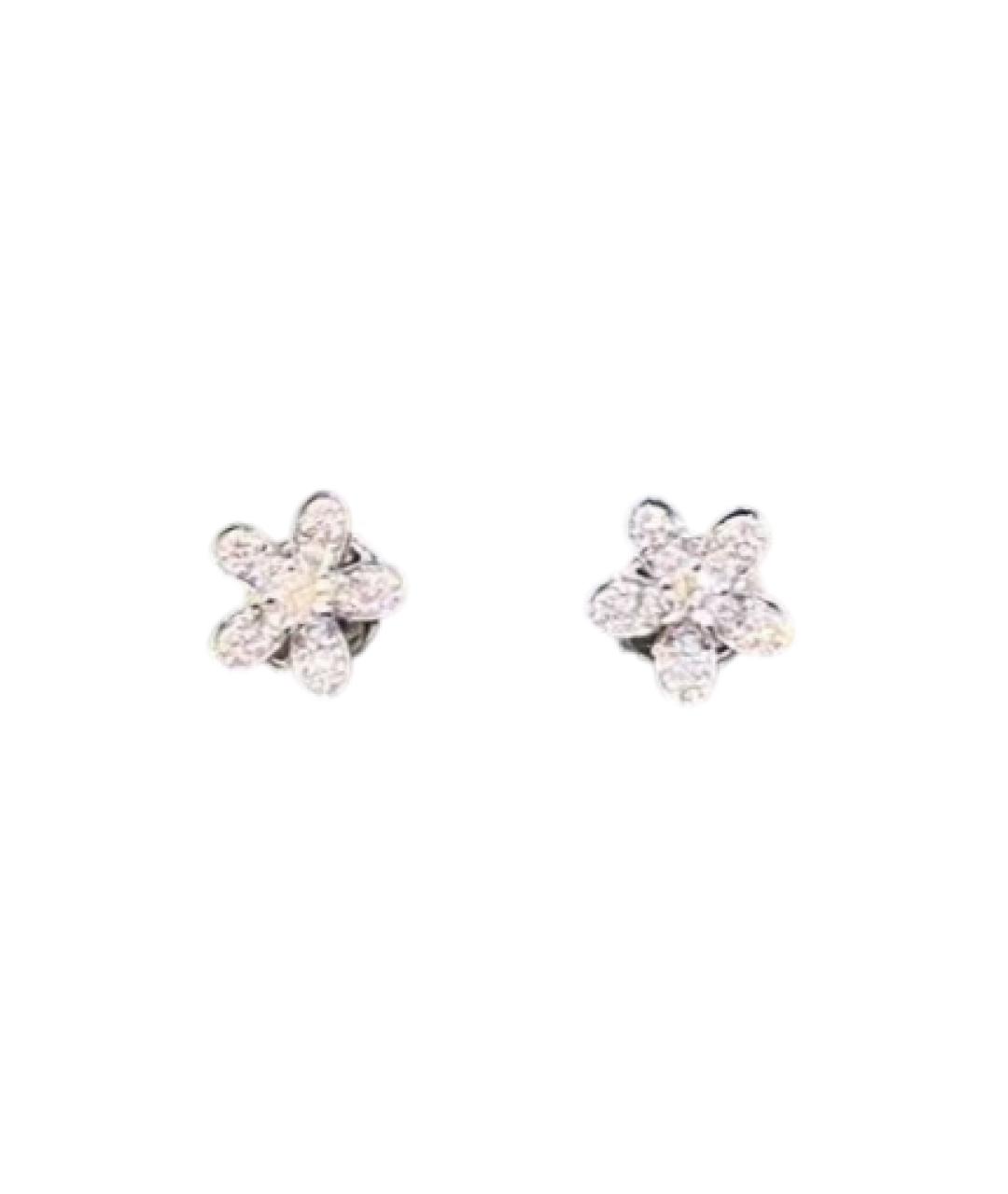VAN CLEEF & ARPELS Серебряные серьги из белого золота, фото 1