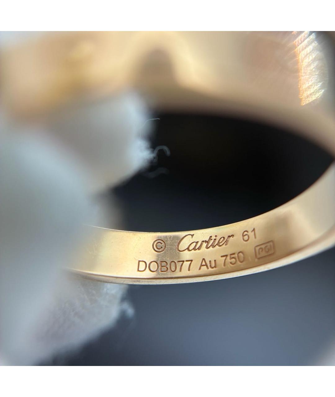 CARTIER Золотое кольцо из розового золота, фото 3
