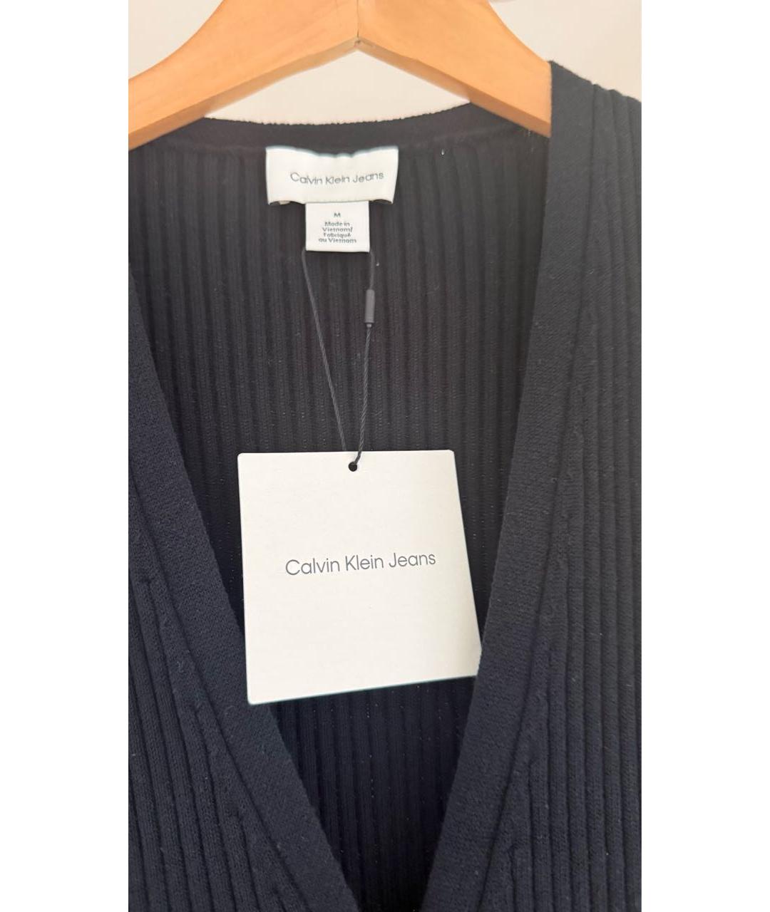 CALVIN KLEIN Черное повседневное платье, фото 3