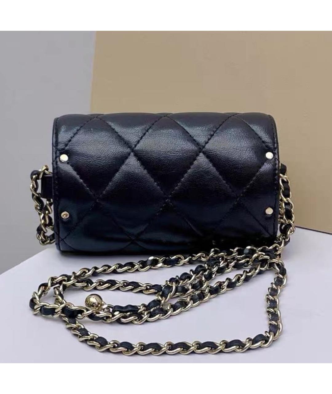 CHANEL Черная сумка через плечо, фото 2
