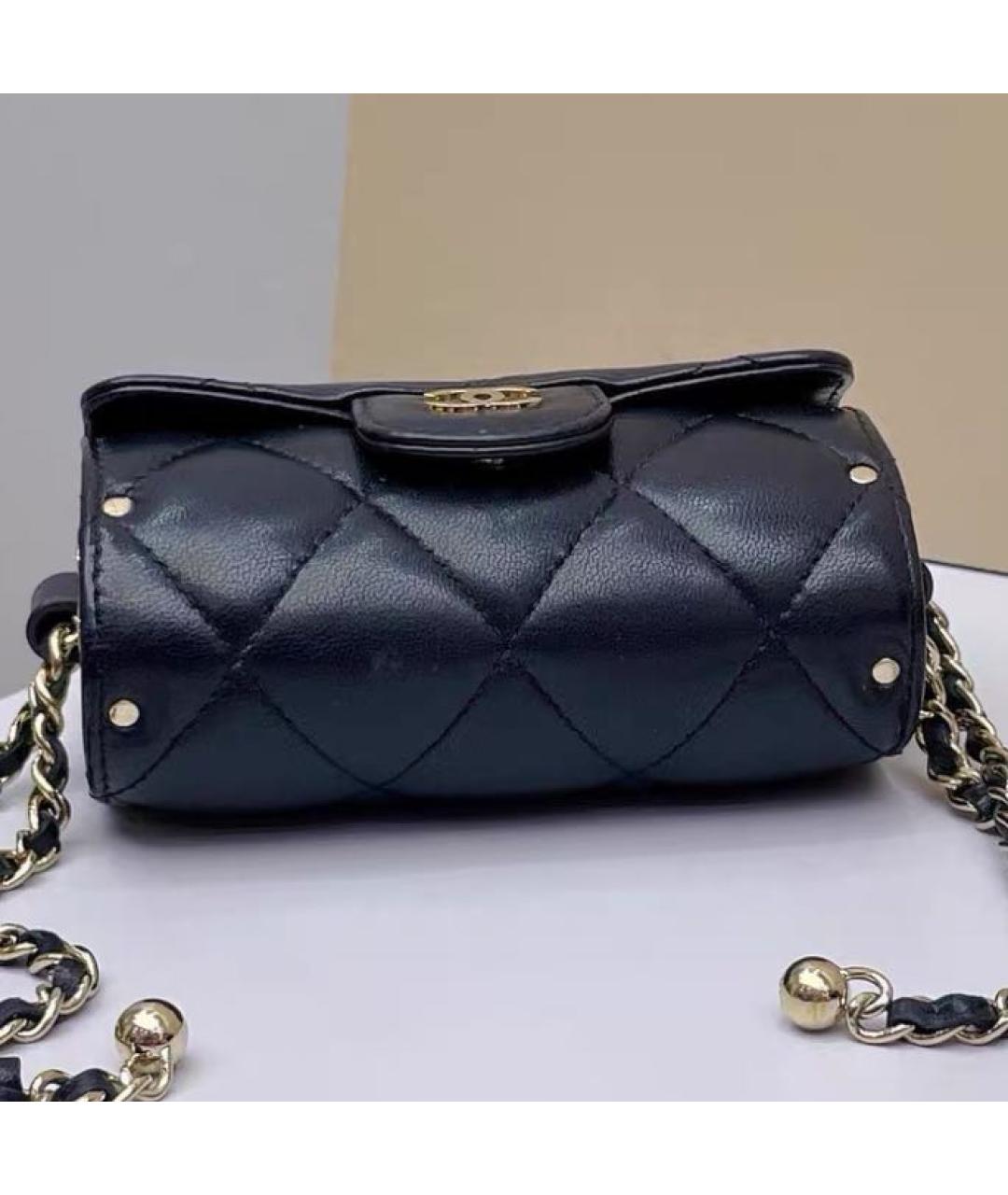 CHANEL Черная сумка через плечо, фото 4