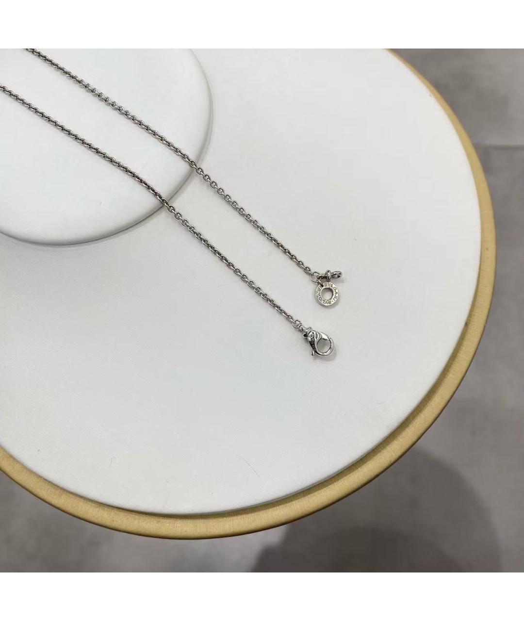 BVLGARI Серебряный кулон из белого золота, фото 5