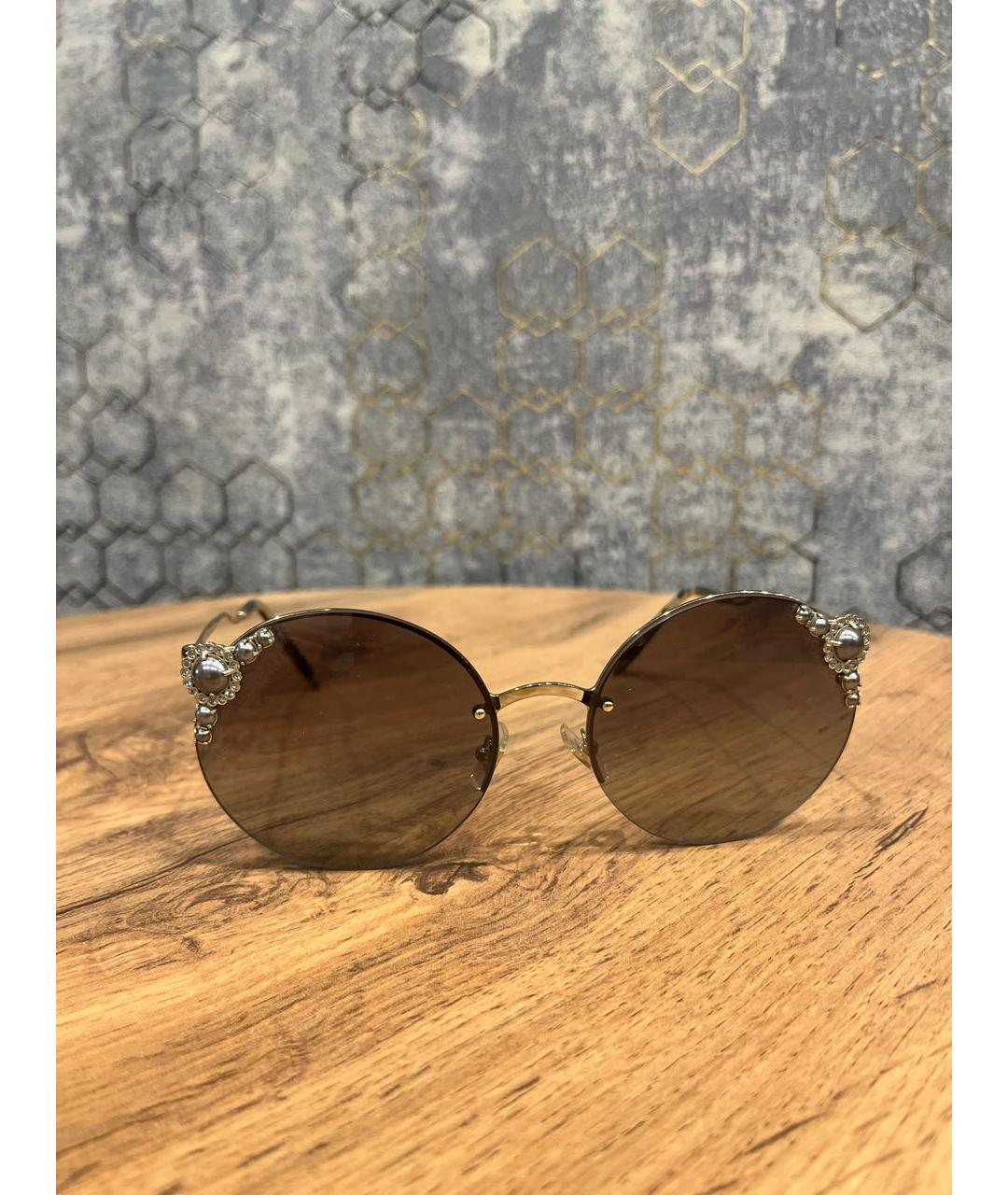 MIU MIU Серые пластиковые солнцезащитные очки, фото 6