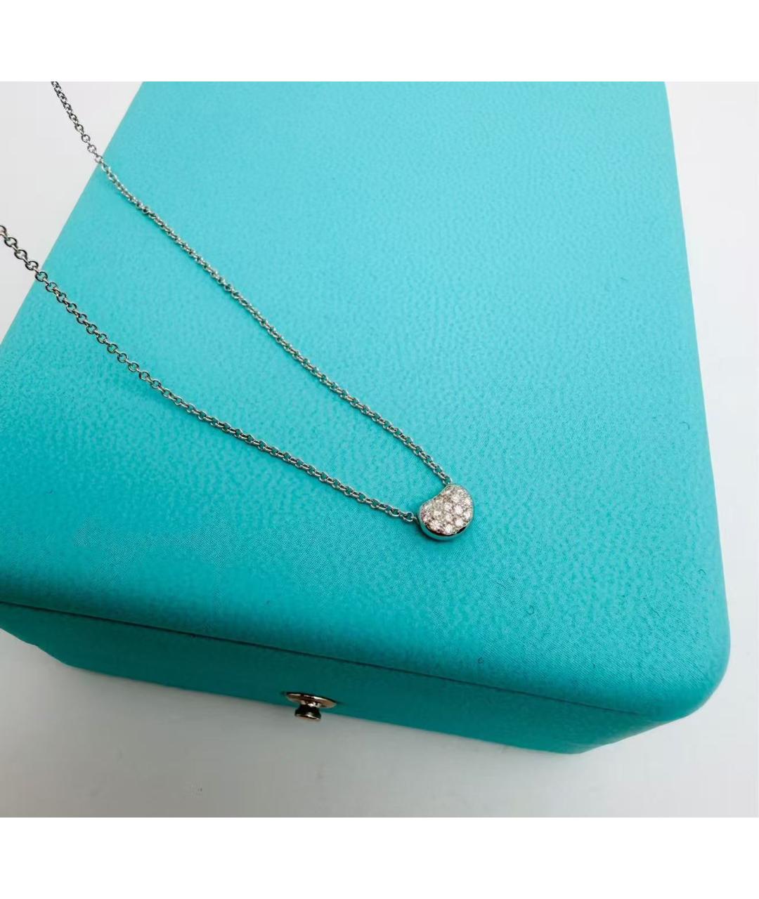 TIFFANY&CO Серебряная подвеска из белого золота, фото 4