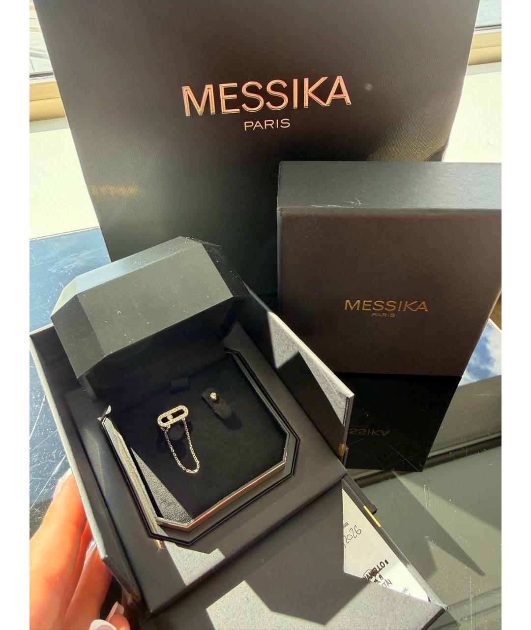 MESSIKA Серебряные серьги из белого золота, фото 2