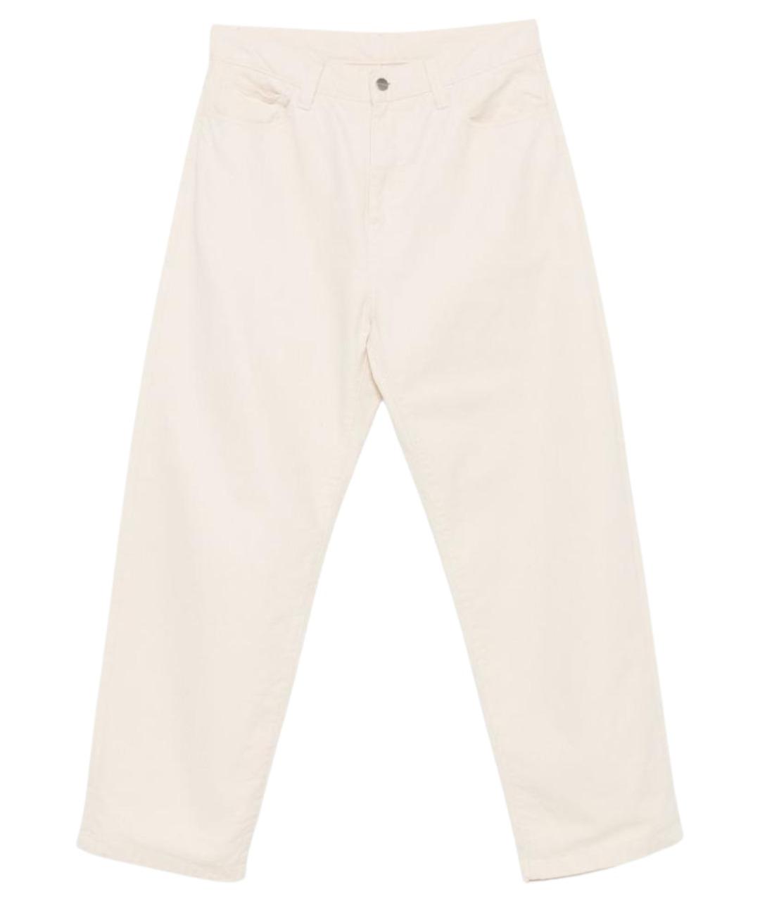CARHARTT WIP Бежевые хлопковые повседневные брюки, фото 1