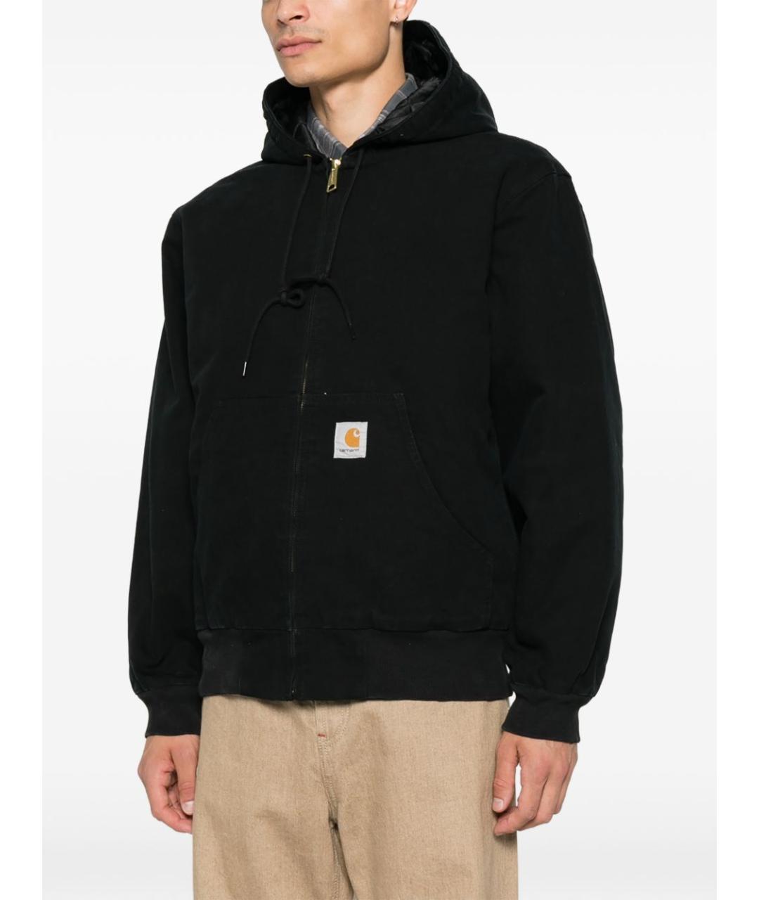 CARHARTT WIP Черная хлопковая куртка, фото 5