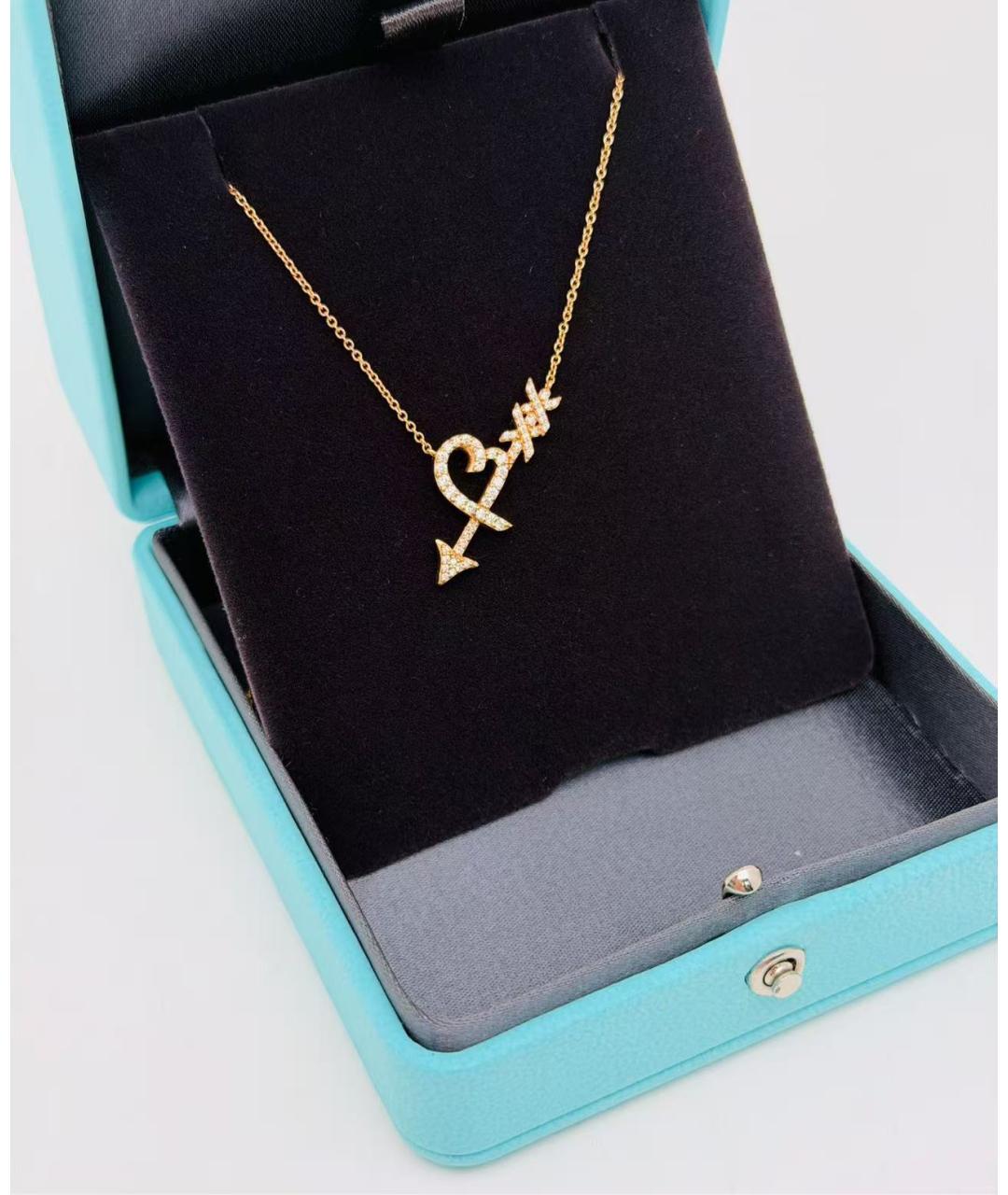TIFFANY&CO Золотая подвеска из розового золота, фото 2