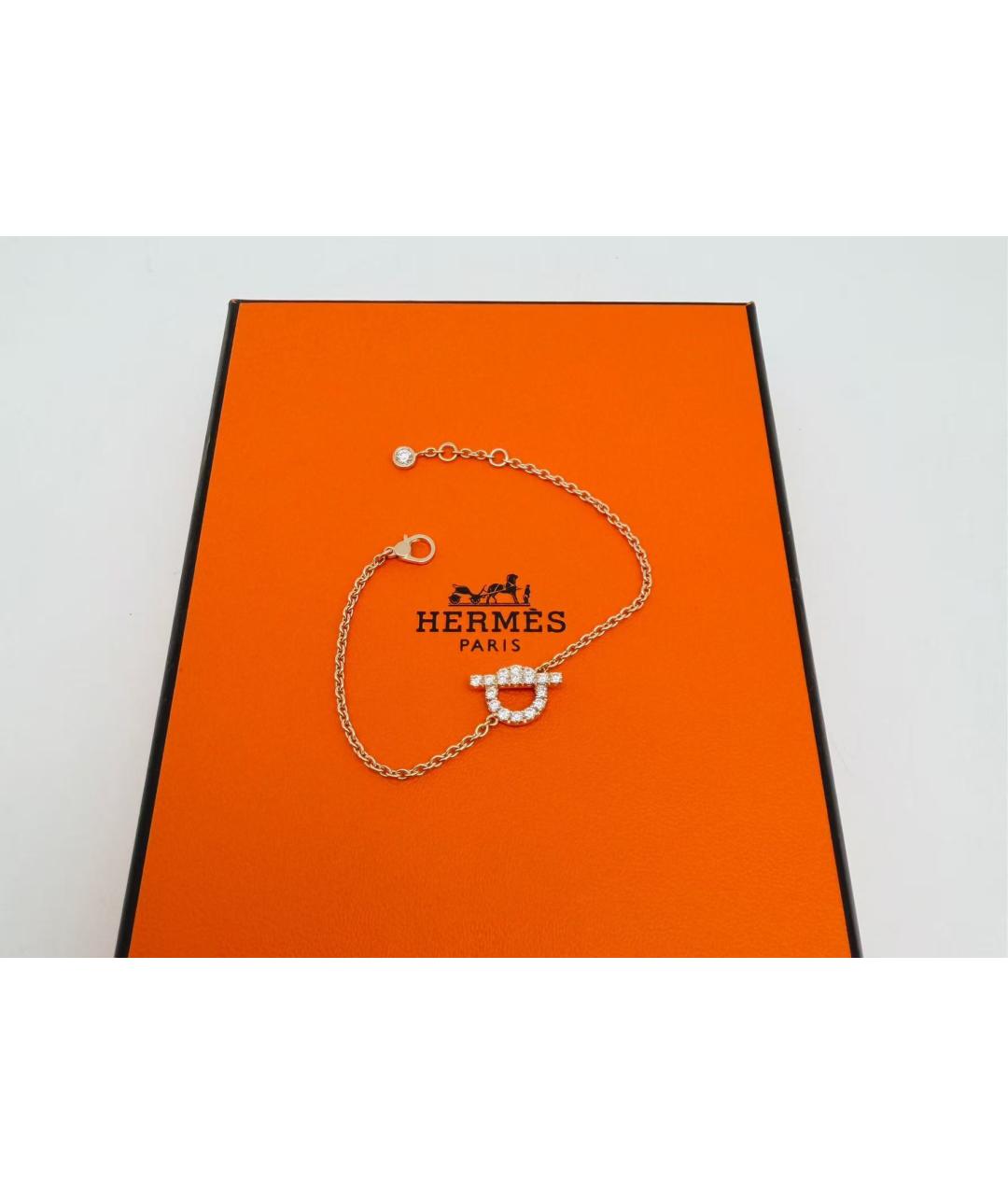 HERMES Золотой браслет, фото 5