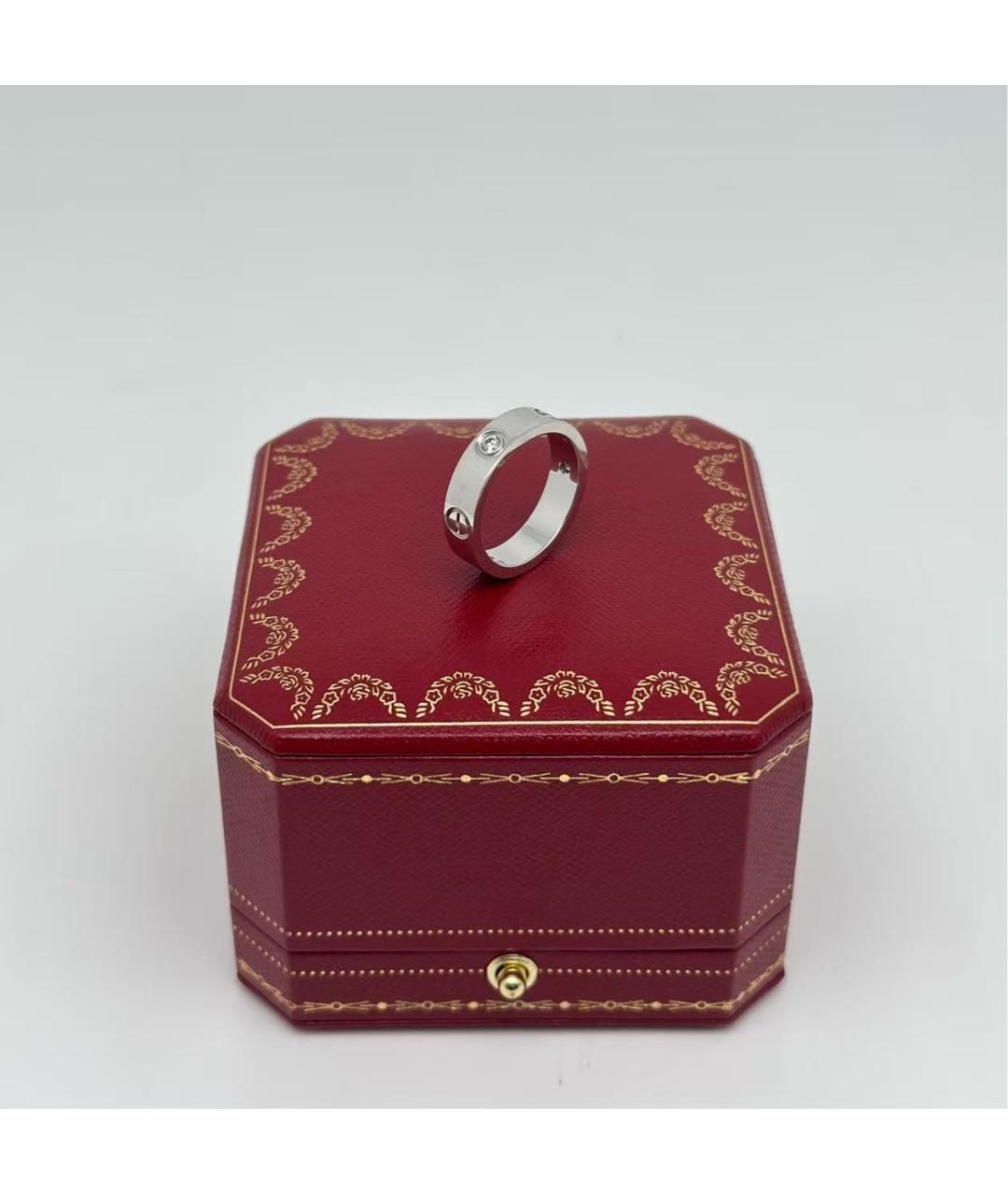 CARTIER Серебряное кольцо из белого золота, фото 3