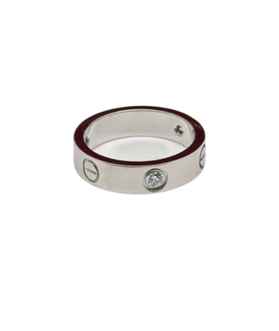 CARTIER Серебряное кольцо из белого золота, фото 5