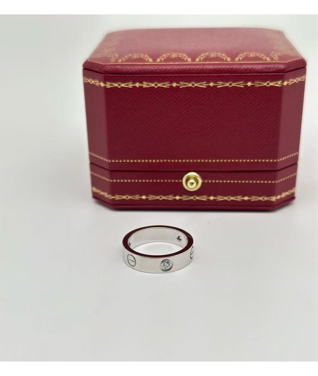 CARTIER Серебряное кольцо из белого золота, фото 4
