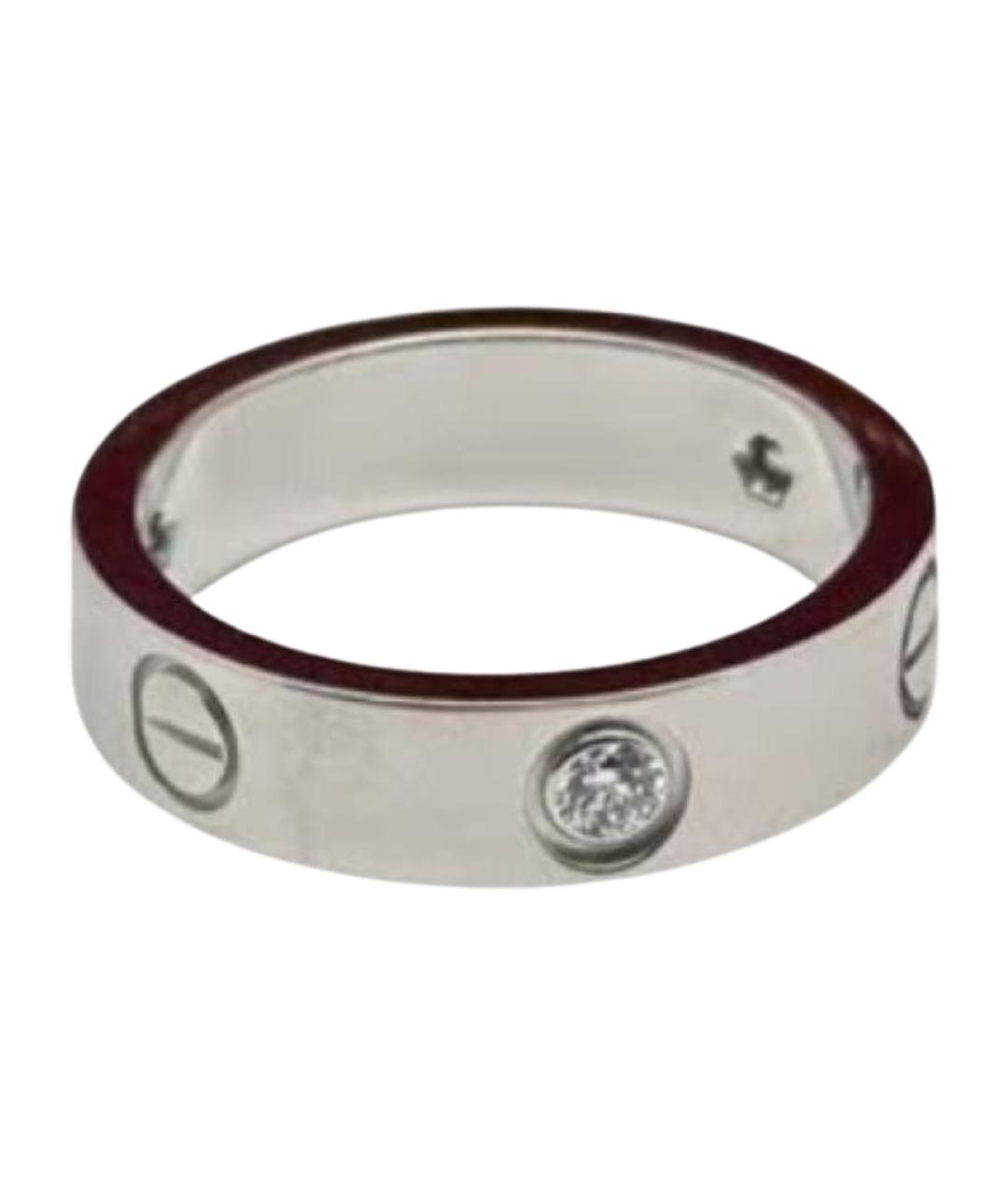CARTIER Серебряное кольцо из белого золота, фото 1
