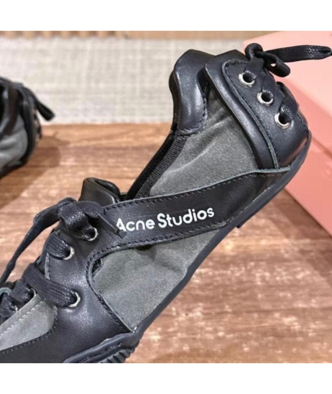 ACNE STUDIOS Черные кеды, фото 7