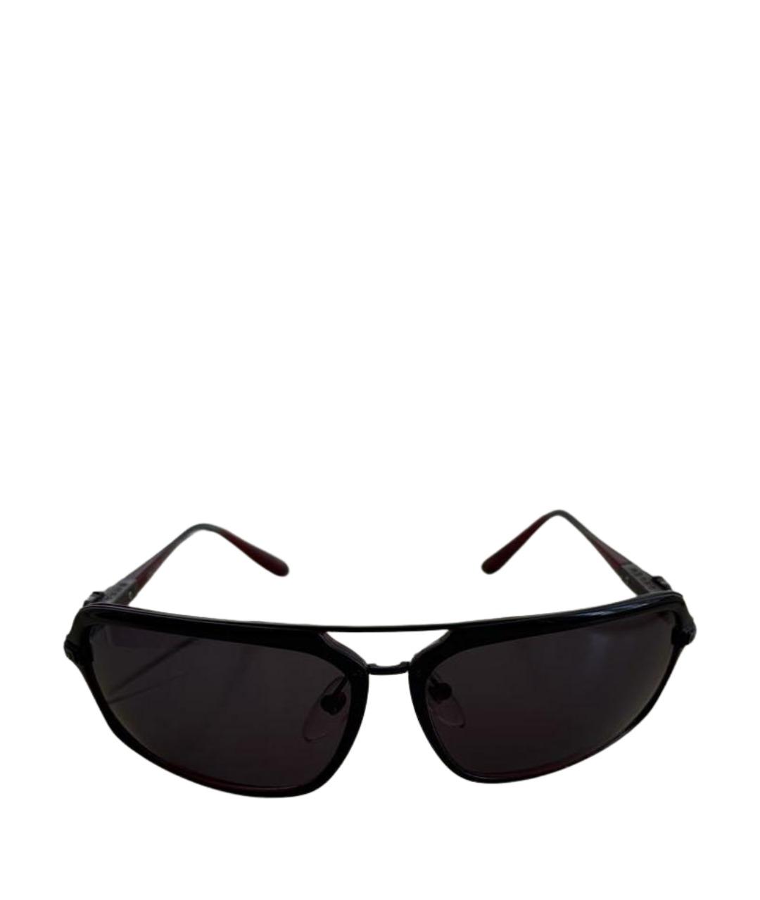 CHROME HEARTS Черные пластиковые солнцезащитные очки, фото 1