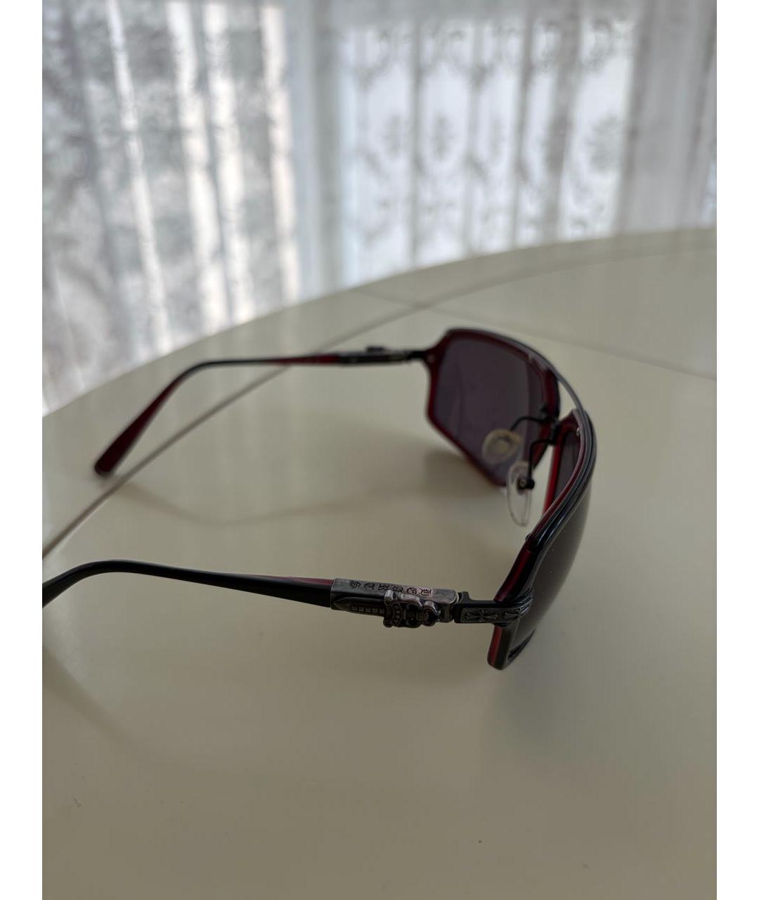 CHROME HEARTS Черные пластиковые солнцезащитные очки, фото 2